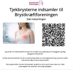 Indsamling til brystkræftforeningen