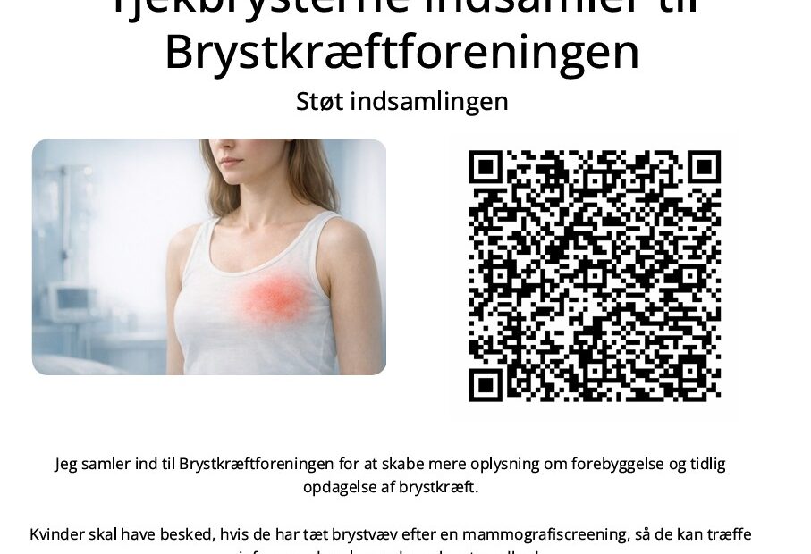 Indsamling til brystkræftforeningen